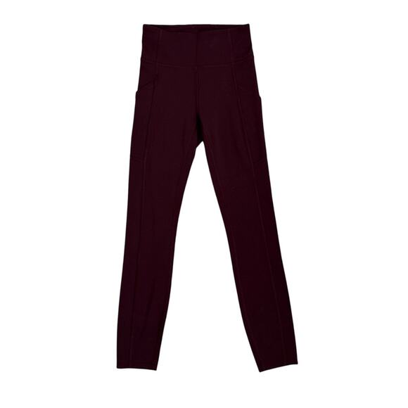 Lululemon Invigorate High-Rise Tight Legging 25" Dark Plum Women's Size 2 - Picture 3 of 5